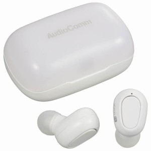 AudioComm 完全ワイヤレスイヤホン ホワイト｜HP-W530Z 03-0765 オーム電機