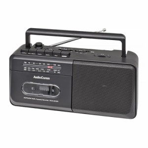 AudioComm モノラルラジカセ AM/FM/SW｜RCS-M150N 03-5553 オーム電機