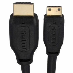 オーム電機 HDMI1.4ミニケーブル 1M VIS-C10M-K 05-0285