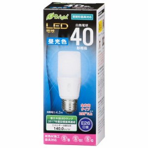LED電球 T形 E26 40形相当 昼光色_LDT5D-G IS21 06-3610