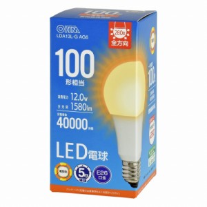 LED電球 E26 100形相当 電球色｜LDA13L-G AG6 06-3675 オーム電機