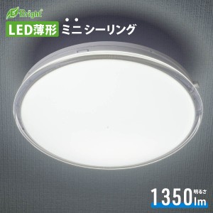 LED薄形ミニシーリングライト 100形 1350ルーメン 昼光色｜LE-Y13DK-WS 06-3954 オーム電機