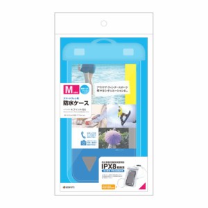 ラスタバナナ スマートフォン用防水ケース Mサイズ 前面クリアタイプ｜RFRWPM02CL 15-8759