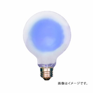 グローバル AMEDAMA フィラメントLEDカラー電球 フロストタイプ G95/E26 ブルー｜FLDF-G95B 16-6570