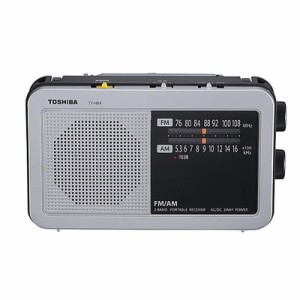 東芝 LEDライト付きホームラジオ シルバー TY-ＨR4｜4560158875906 17-4238