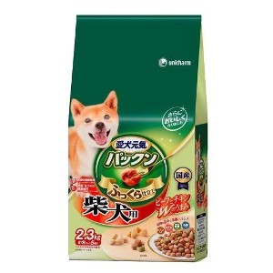 ユニ・チャーム 愛犬元気パックン柴犬用ビーフ・ささみ・緑黄色野菜・小魚入り 2.3ｋｇ 4520699677728※メーカー都合によりパッケージ、