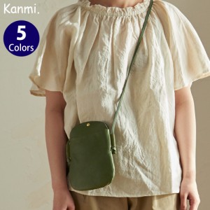 Kanmi. /カンミ ドロップツリー サコッシュ（S）B22-65 ミニショルダー レディース スマホポシェット 本革 レザー 日本製