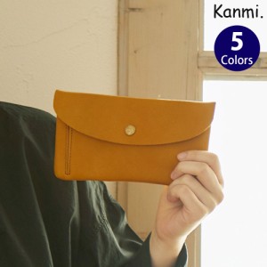 Kanmi./カンミ フカフカ ポケットロングウォレット WL22-28 長財布 本革 レザー 日本製