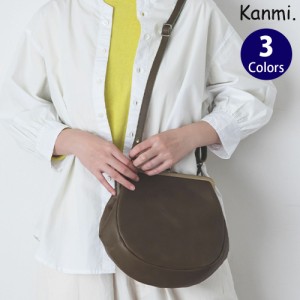 Kanmi./カンミ しずく がま口ポシェット B23-80 ミニバッグ ショルダーバッグ  レディース 本革 レザー 日本製