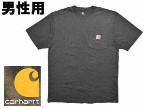 カーハート メンズ 半袖Tシャツ 米国基準サイズ ワークウェア ポケット ショートスリーブ CARHARTT 01-20250254