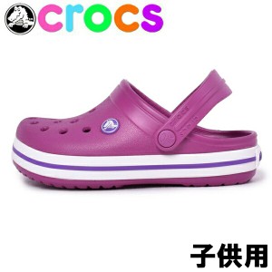 クロックス クロックバンド キッズ 子供用 CROCS CROCBAND KIDS 204537 キッズ＆ジュニア サンダル(01-12394849)