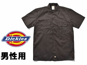 ディッキーズ メンズ 半袖　ボタン シャツ ショートスリーブワークシャツ 01-20770232