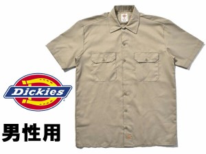 ディッキーズ メンズ 半袖　ボタン シャツ ショートスリーブワークシャツ 01-20770237