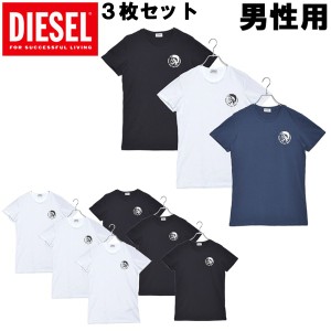 ディーゼル UMTEE ランダル 3パック Tシャツ 3枚セット 男性用 DIESEL UMTEE RANDAL 3P TEE 00SJ5L 0TANL メンズ 半袖Tシャツ (2316-0339