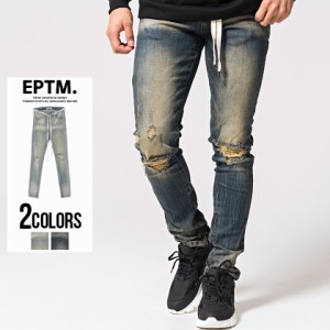 デニムパンツ メンズ EPTM. エピトミ PRIME DENIM 即日発送 ボトムス スキニー デニム S M L ライトインディゴ ダークインディゴ EP9209 