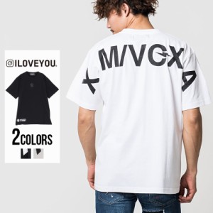 セール価格 SALE Tシャツ メンズ 半袖 ILOVEYOU アイラブユー バックアーチプリントクルーネック半袖ビッグTシャツ 即日発送 トップス イ