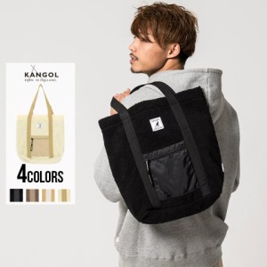 トートバッグ メンズ KANGOL カンゴール ボアフリーストートバッグ 即日発送 鞄 かばん ボア フリース ロゴ ユニセックス ブランド ブラ