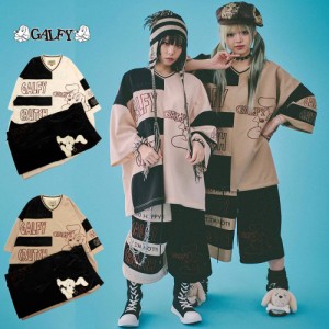 GALFY ガルフィー セットアップ メンズ ブランド 上下セット 2点セット ガルフィ ジャケット 半袖 ハーフパンツ ショートパンツ ショーツ