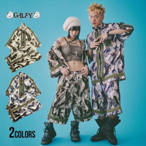 GALFY ガルフィー セットアップ メンズ ブランド 上下セット 2点セット ガルフィ ジャケット 半袖 ハーフパンツ ショートパンツ ショーツ