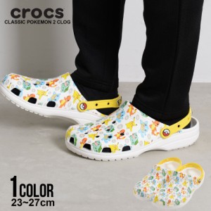 クロックス CROCS メンズ おしゃれ 厚底 サンダル レディース 男女兼用 ユニセックス カジュアル アウトドア シューズ ポケモン ブラック