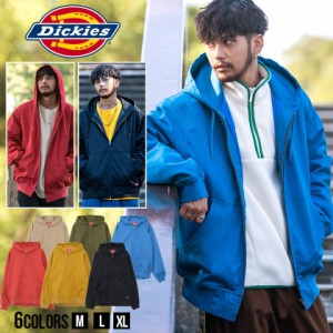 Dickies ディッキーズ フードジャケット 裏キルト ジップアップパーカー アウター ブランド おしゃれ ライトダック ジップパーカー 耐久