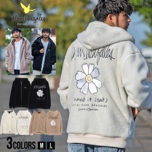 MARK GONZALES マークゴンザレス ボア パーカー ボアパーカー アウター メンズ ブランド 大人 大きいサイズ ビッグシルエット ゆったり 