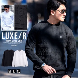 セール SALE トレーナー メンズ おしゃれ スウェット スエット ロゴ ブラック ホワイト 黒 白 スリム M L XL ゴルフ ゴルフウェア ゴルフ