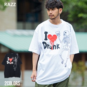 セール SALE Tシャツ メンズ RAZZIS ラズ ブランド おしゃれ 半袖 半袖Tシャツ 大人 大きいサイズ カジュアル ブラック ホワイト トップ