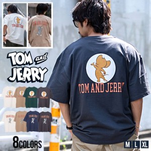 セール SALE TOM&JERRY トムとジェリー キャラクター Tシャツ メンズ ブランド おしゃれ 半袖 バックプリント プリント 大きいサイズ ユ