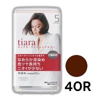 資生堂　ティアラ　クリームヘアカラー４ＯＲ　オレンジがかった栗色　【医薬部外品】　4901872337491