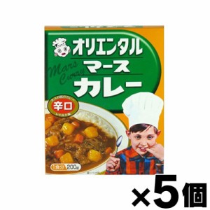 オリエンタル マースカレー レトルト版 辛口　200g×5個　4901276120460*5