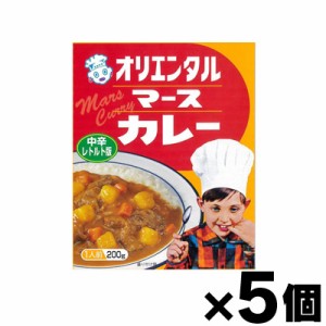 オリエンタル マースカレー レトルト版　200g×5個　4901276120385*5