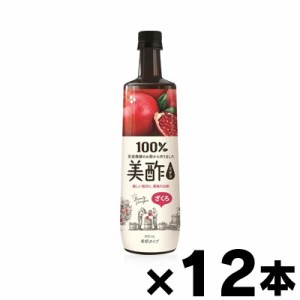 【送料無料！】 CJジャパン　美酢（ミチョ）　ざくろ　900ml×12本 ※他商品同時注文同梱不可　8801007557700*12