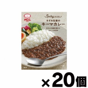 【送料無料!】 MCC食品 SPIKY (スパイキー) きざみ生姜のキーマカレー 160g×20個　4901012049987*20