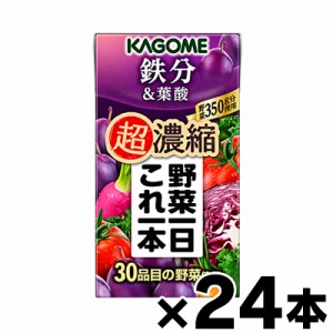 カゴメ 野菜一日これ一本超濃縮鉄分　125ml×24本　0000049878554*24