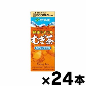 健康ミネラルむぎ茶 紙パック 250ml×24本　4901085044445*24