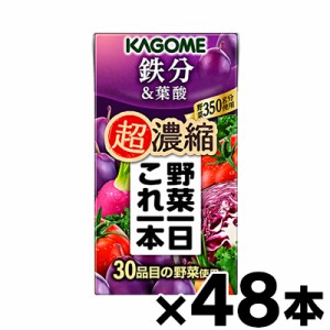 カゴメ 野菜一日これ一本超濃縮鉄分　125ml×48本　0000049878554*48