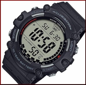 CASIO【カシオ/スタンダード】デジタル メンズ腕時計 ラバーベルト ブラック 海外モデル AE-1500WH-1A
