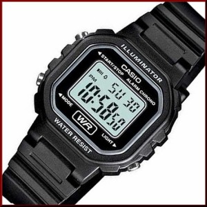 CASIO【カシオ/スタンダード】アラームクロノグラフ レディース腕時計 デジタルモデル ラバーベルト【海外モデル】LA-20WH-1A（送料無料