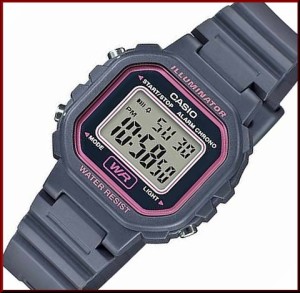 CASIO【カシオ/スタンダード】アラームクロノグラフ レディース腕時計 デジタルモデル ラバーベルト【海外モデル】LA-20WH-8A（送料無料