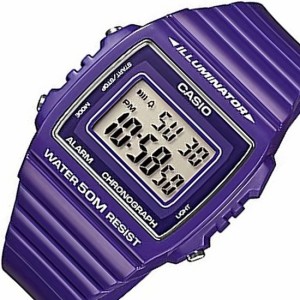 【カシオ/CASIO】Standard/スタンダード メンズ腕時計 ラバーベルト パープル【海外モデル】W-215H-6A