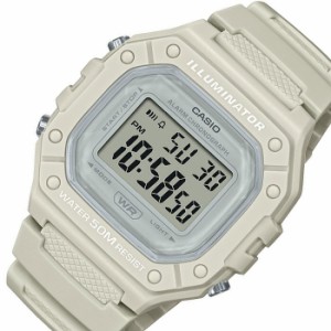 CASIO【カシオ/スタンダード】アラームクロノグラフ メンズ腕時計 デジタルモデル ラバーベルト【海外モデル】W-218HC-8A（送料無料）