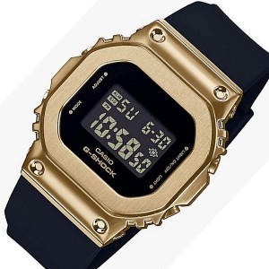CASIO/G-SHOCK【カシオ/Gショック】メンズ腕時計 ベーシックメタルケースモデル Sサイズ ブラック/ゴールド GM-S5600GB-1JF(国内正規品)