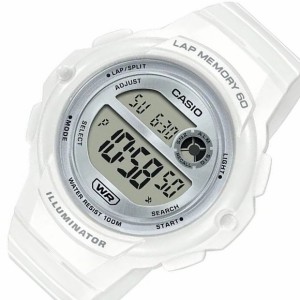 CASIO/カシオ ランニングウォッチ レディース腕時計 ホワイト 海外モデル LWS-1200H-7A1