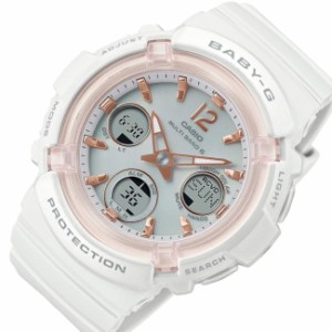 カシオ/Baby-G【CASIO】ベビーG ソーラー電波腕時計 レディース ホワイト(国内正規品)BGA-2800-7AJF