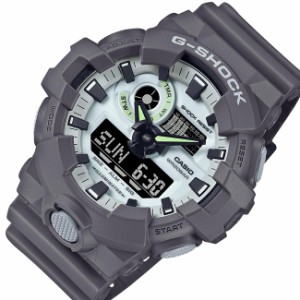 CASIO/G-SHOCK【カシオ/Gショック】アナデジモデル メンズ腕時計 グレー GA-700HD-8AJF HIDDEN GLOWシリーズ(国内正規品)