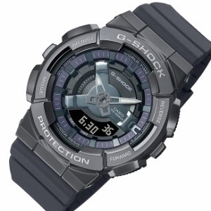 CASIO/G-SHOCK【カシオ/Gショック】メンズ腕時計 Sサイズ アナデジ メタルケースモデル ガンメタ/グレーGM-S110B-8AJF(国内正規品)