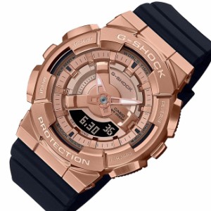 CASIO/G-SHOCK【カシオ/Gショック】メンズ腕時計 Sサイズ メタルケースモデル ピンクゴールド/ブラック GM-S110PG-1AJF(国内正規品)
