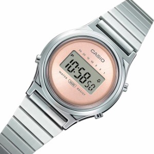 CASIO【カシオ/スタンダード】レディース腕時計 デジタルモデル メタルベルト ピンク 海外モデル LA700WE-4A（送料無料）