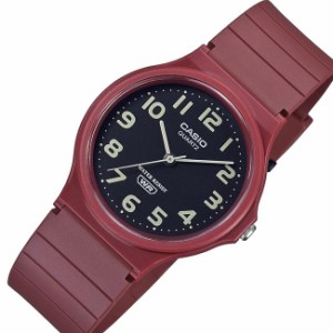 CASIO【カシオ/スタンダード】メンズ腕時計 アナログモデル ラバーベルト ダークレッド 海外モデル MQ-24UC-4B（送料無料）